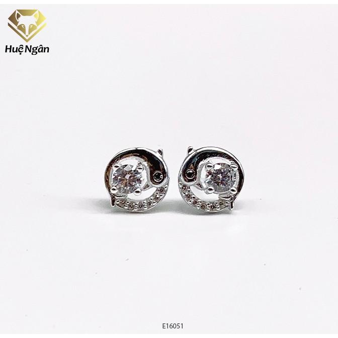 Bông tai bạc 925 Huệ Ngân - Cá heo thủy chung E16051
