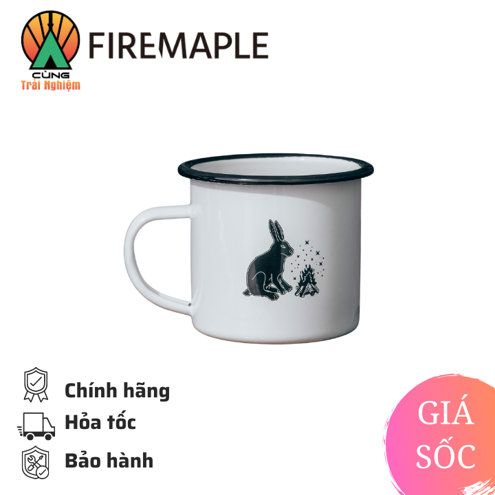 [CHÍNH HÃNG] Cốc tráng men in hình của Firemaple