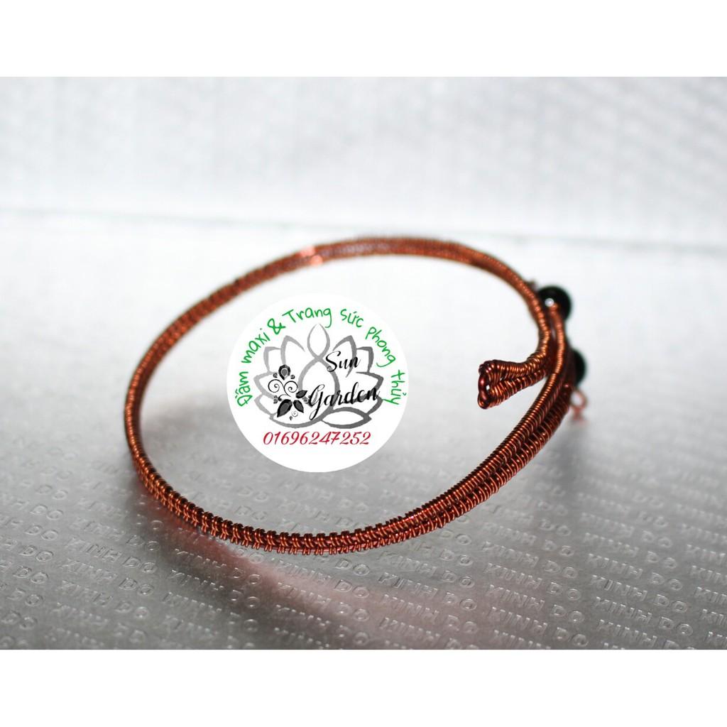 Vòng tay dây đồng độc đáo handmade freesize