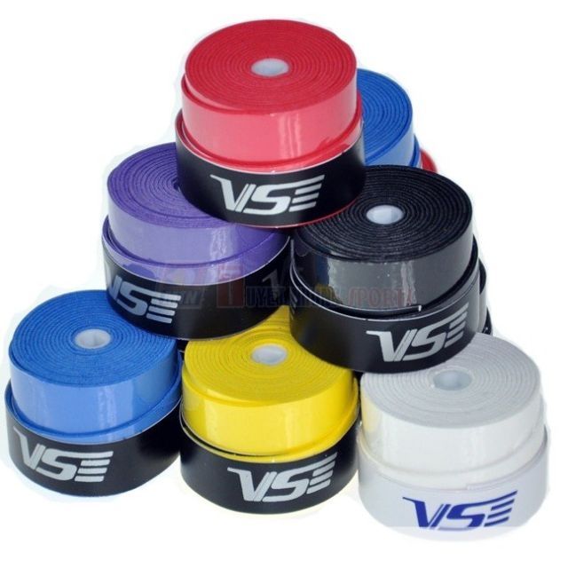 60 Cái Quấn Cán Vợt Cầu Lông Tennis VS V002 - 1 Hộp 60 Cái Đủ Màu- Cao Su Mềm Bám , Thấm Hút Mồ Hôi Cực Tốt