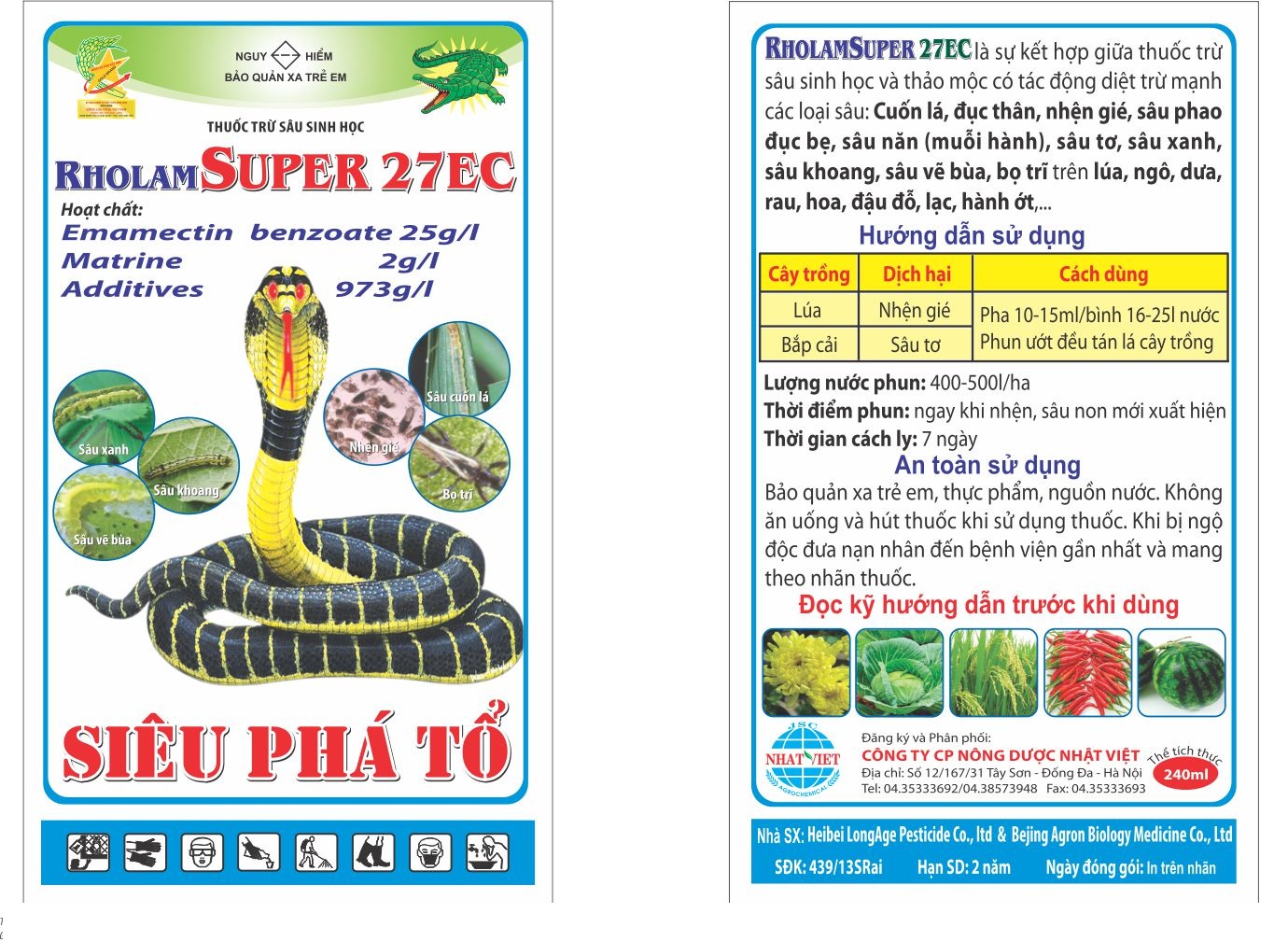 Chai 100ml trừ sâu xanh, sâu khoang, sâu vẽ bùa, bọ trĩ...
