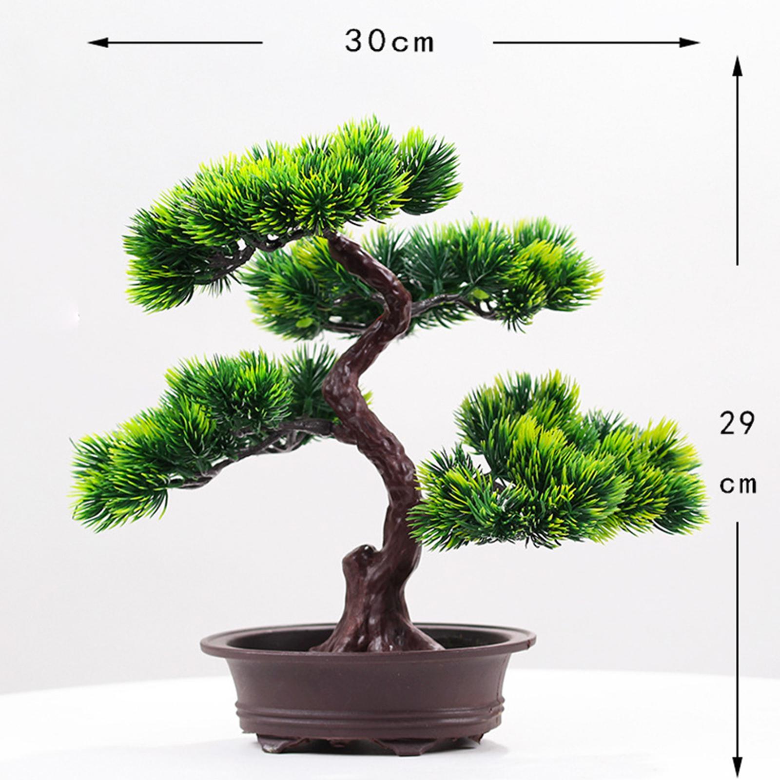 Artificial Bonsai Tree Potted Simulation Bonsai for Bedroom Farmhouse Home