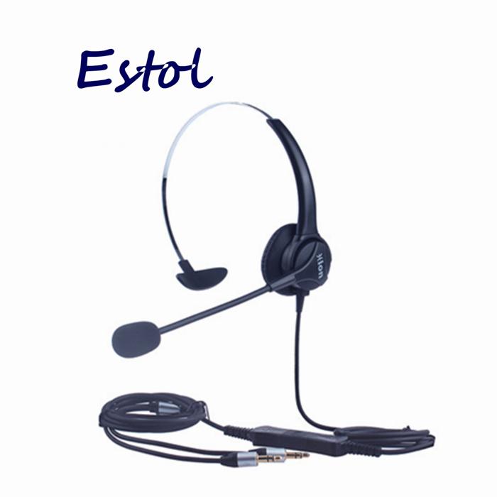 HD voice Hion For600 máy tính dual 3.5 mét cắm, tai nghe chuyên nghiệp cho trung tâm cuộc gọi, trung tâm đào tạo tai nghe, PC Headphone