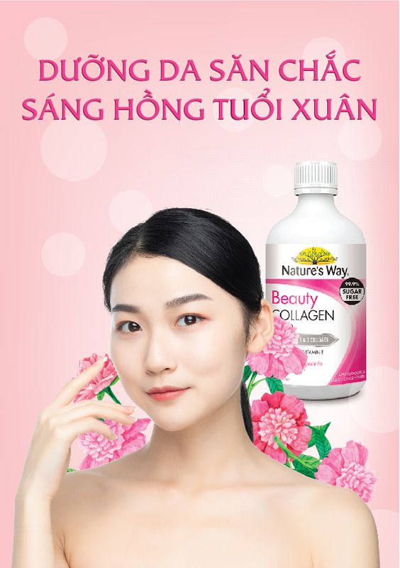 Nature's Way Beauty Collagen Liquid - Collagen nước bổ sung Collagen thủy phân
