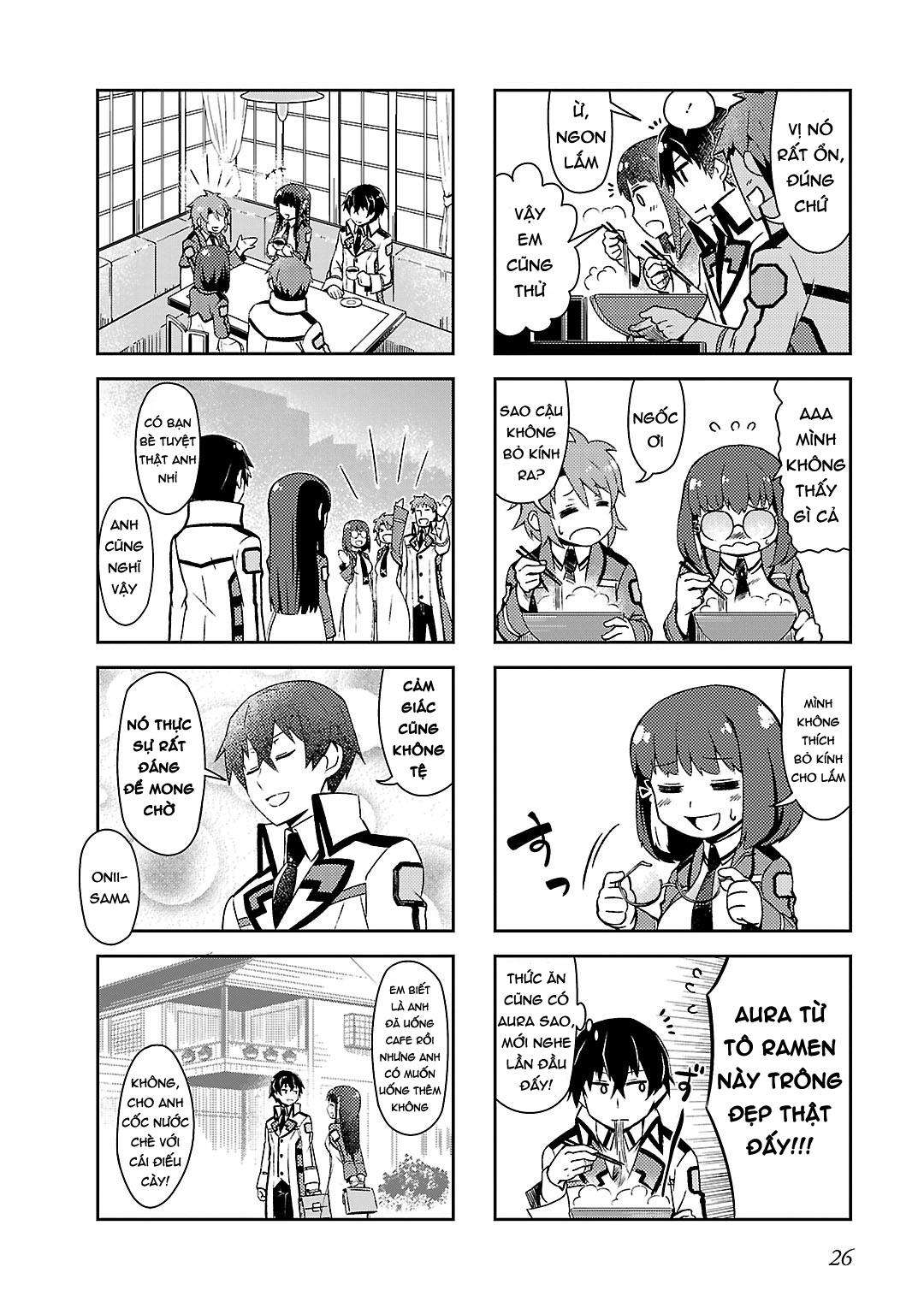 Mahouka Koukou No Rettousei – Yonkoma Hen Chapter 3 - Trang 7