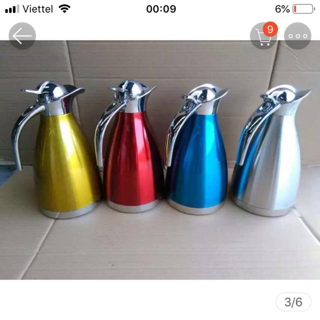 BÌNH GIỮ NHIỆT INOX SANG CHẢNH