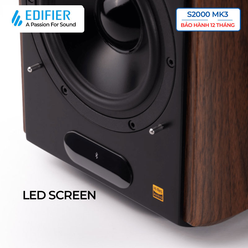 Loa Bluetooth 5.0 EDIFIER S2000 MK3 Bookshelf active Công suất 130W Hires Audio kết nối AptX HD - Hàng chính hãng