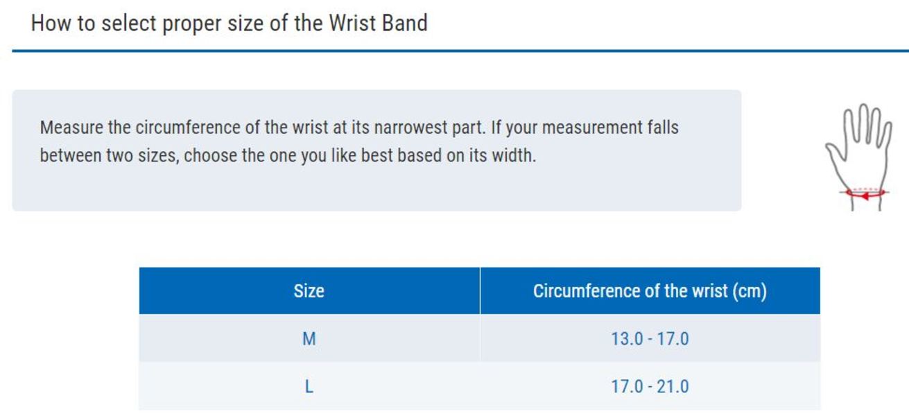 ZAMST Wrist Band Đai hỗ trợ/ bảo vệ cổ tay