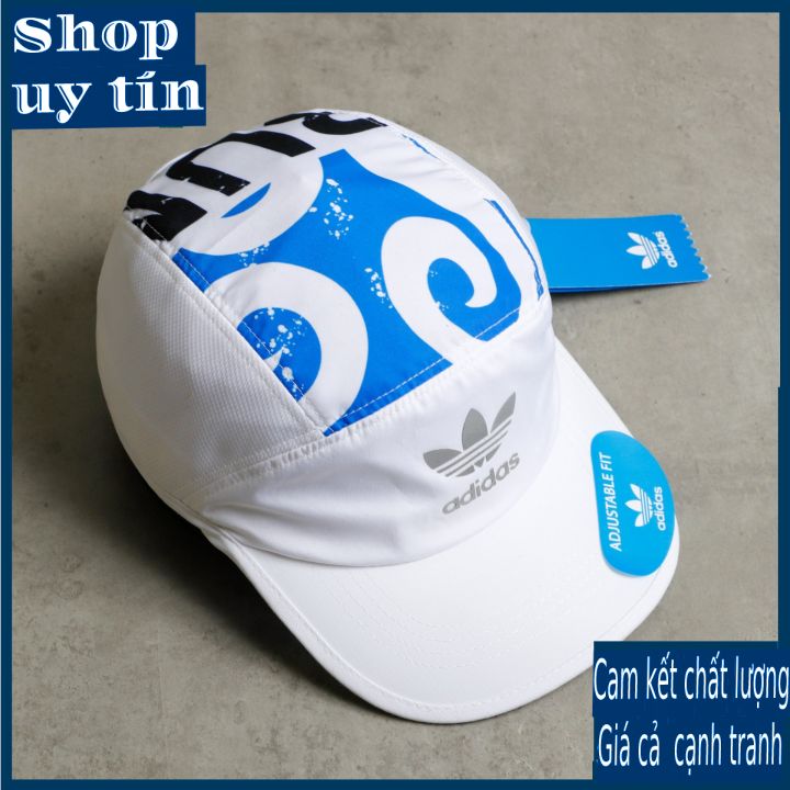 Freeship - MŨ/NÓN KẾT LƯỠI TRAI THỂ THAO A.D.D ORIGINAL DÙ ĐUÔI DÁN, HỌA TIẾT IN THỜI TRANG NAM NỮ CAO CẤP - màu đen/ trắng