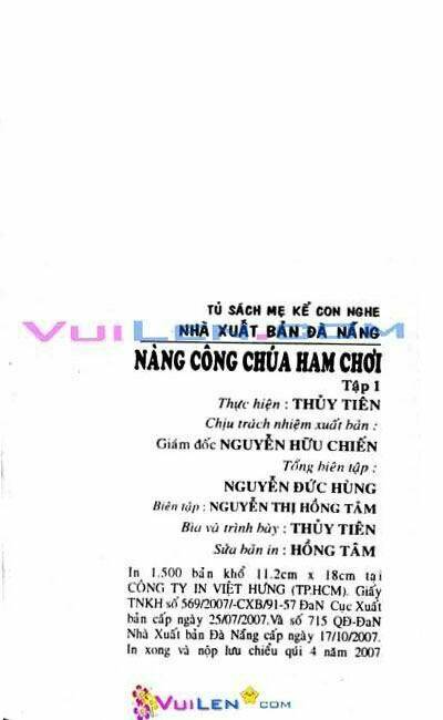 nàng công chúa ham chơi chapter 1 2