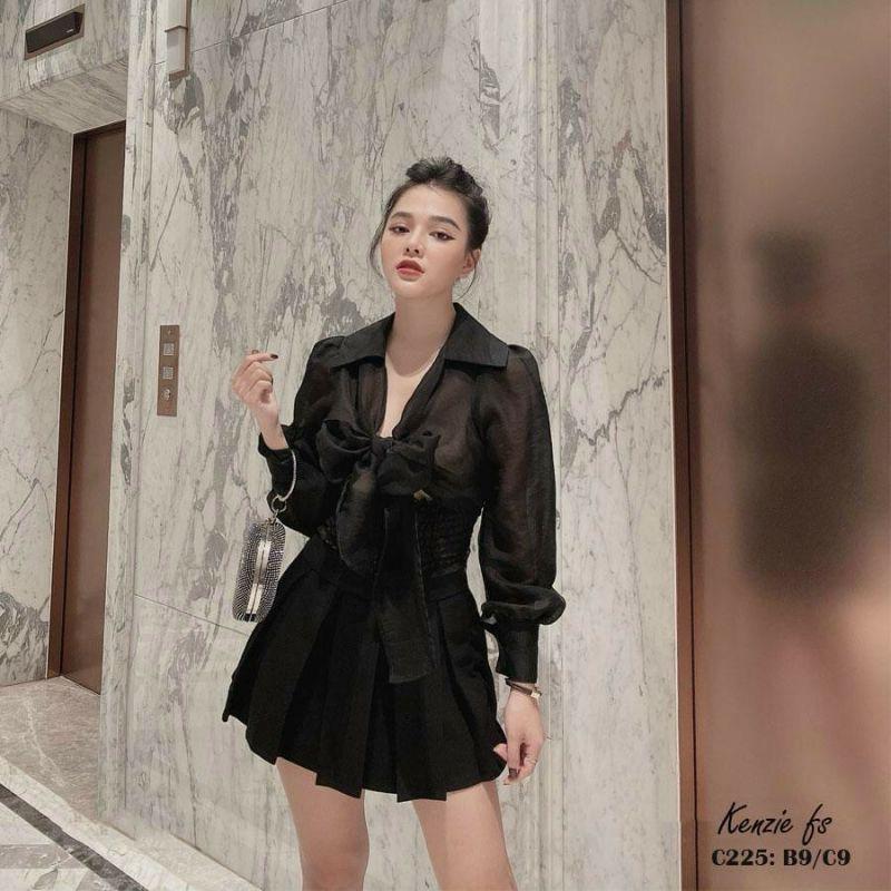 ÁO SƠ MI VOAN CỘT XỊN