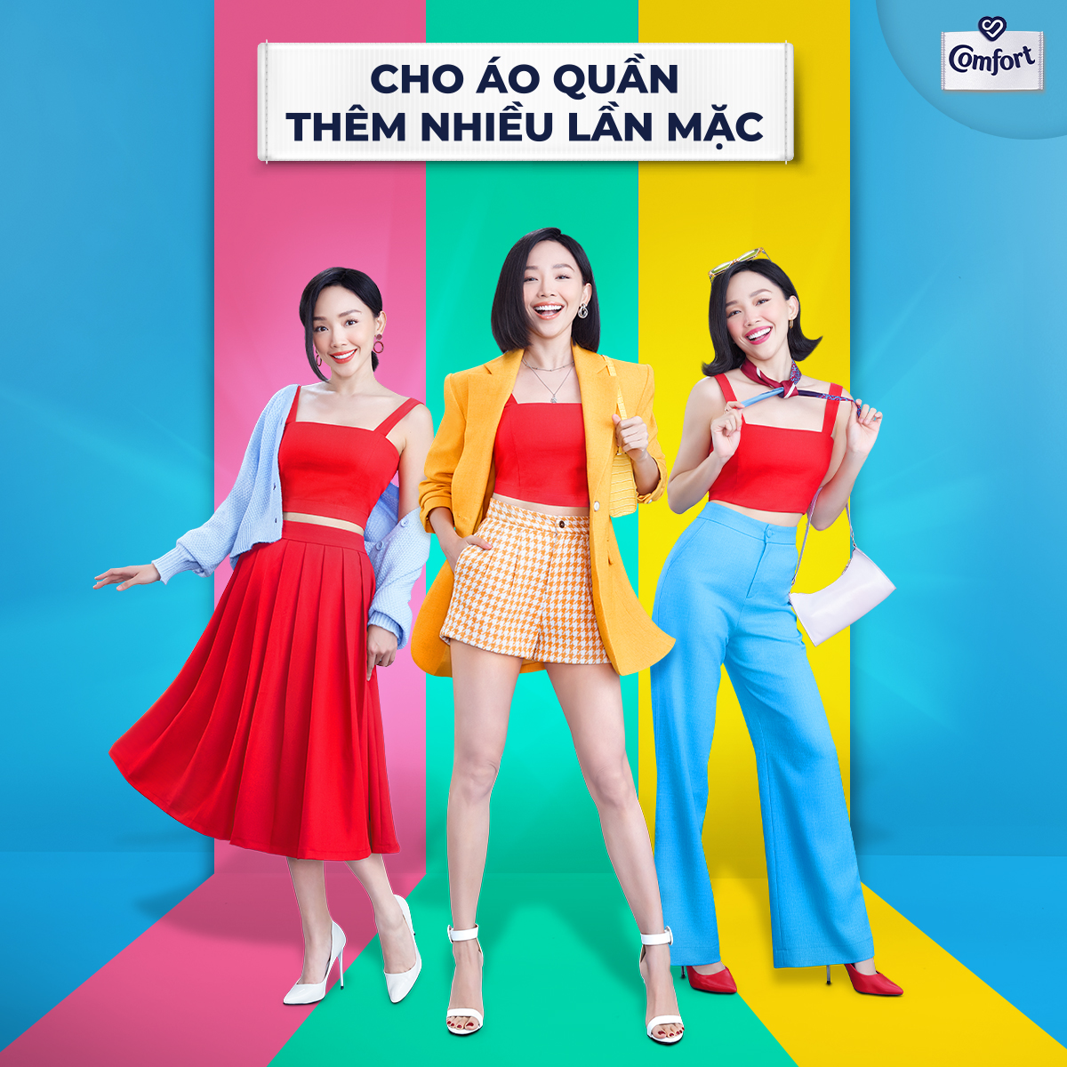 Nước Xả Vải Comfort Thơm Mát Gấp 10 Lần/Hương Nước Hoa 100 Giờ Lưu Hương - Hương Nắng Mới Túi 3.7L