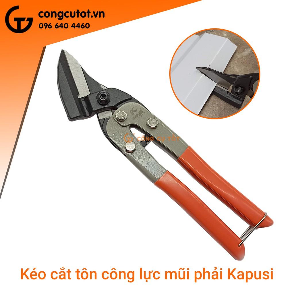 Kéo cắt tôn cộng lực mũi phải thép CrV 270mm