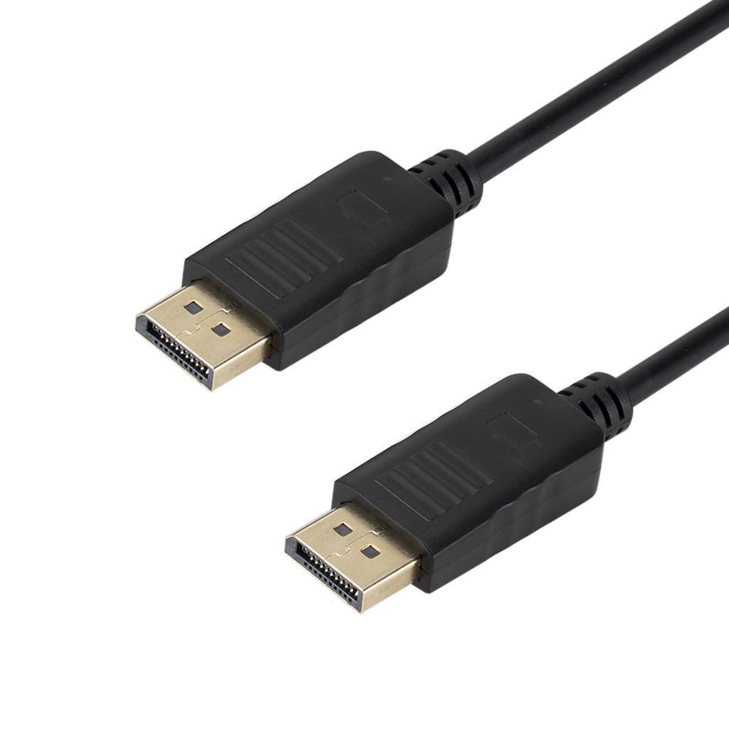 6 ft Black DisplayPort to DisplayPort DP to DP Cable High Speed Video Cable