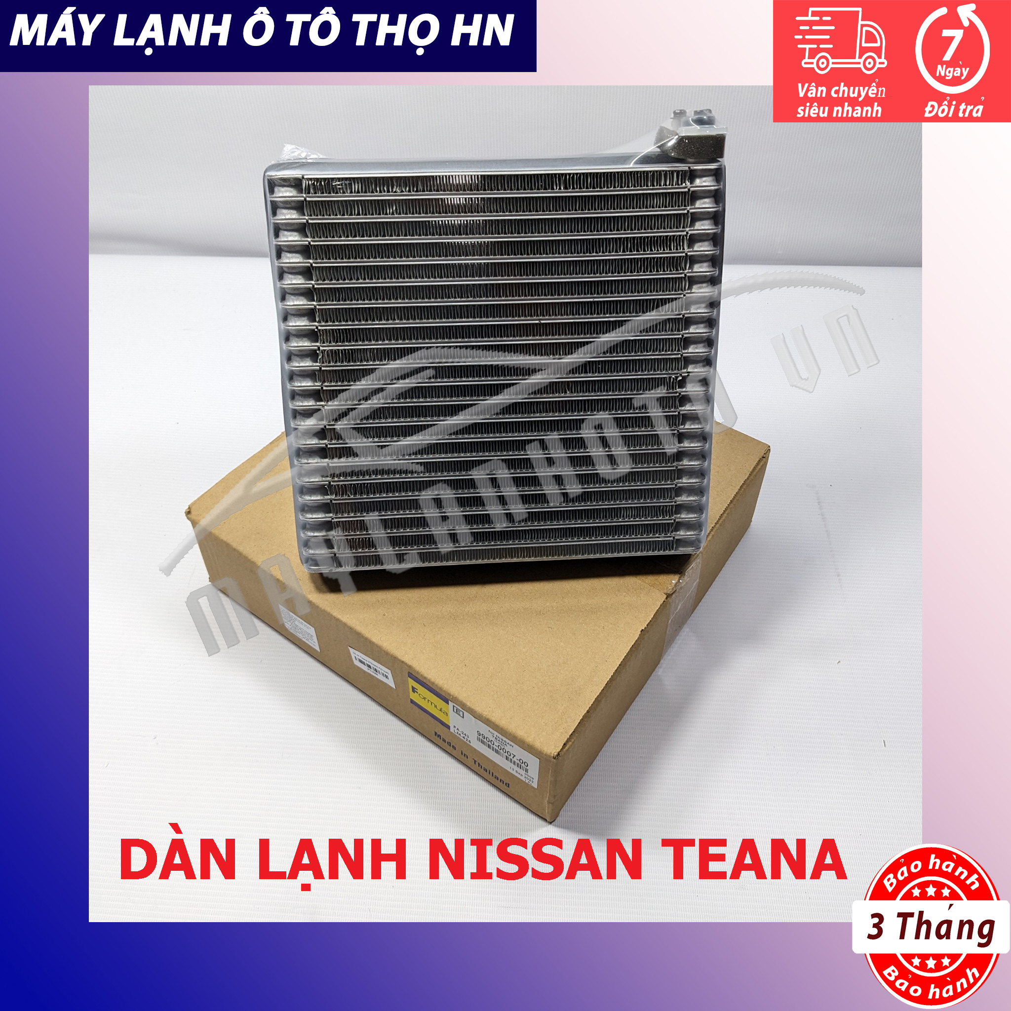 Dàn (giàn) lạnh Nissan Teana 2004 2005 2006 2007 2008 2009 2010 2011 2012 Hàng xịn Thái Lan 04 05 06 07 08 09 10 11 12