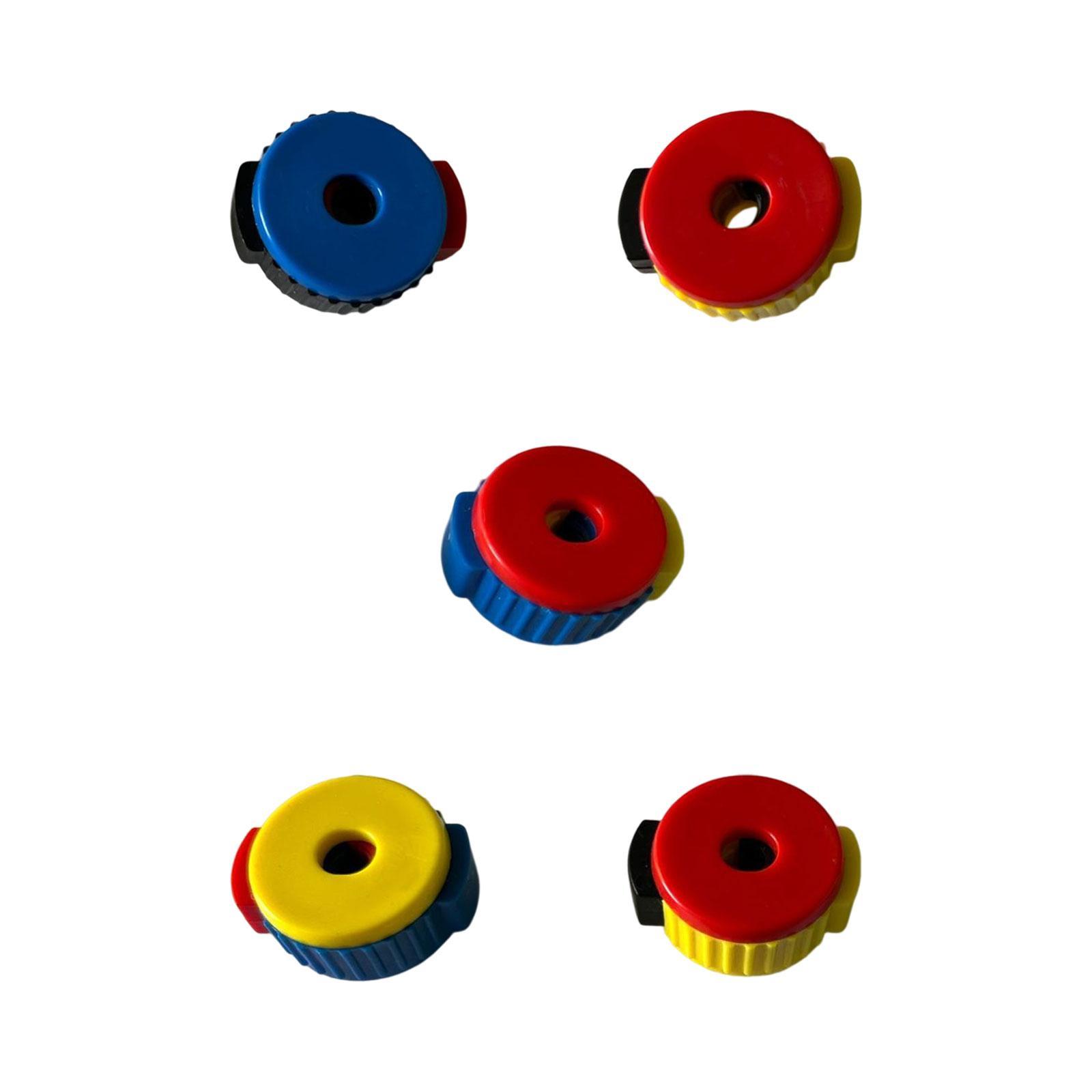 5 Pieces Cymbal Quick Release Nut Drum Set Buckle DIY Parts Accessories