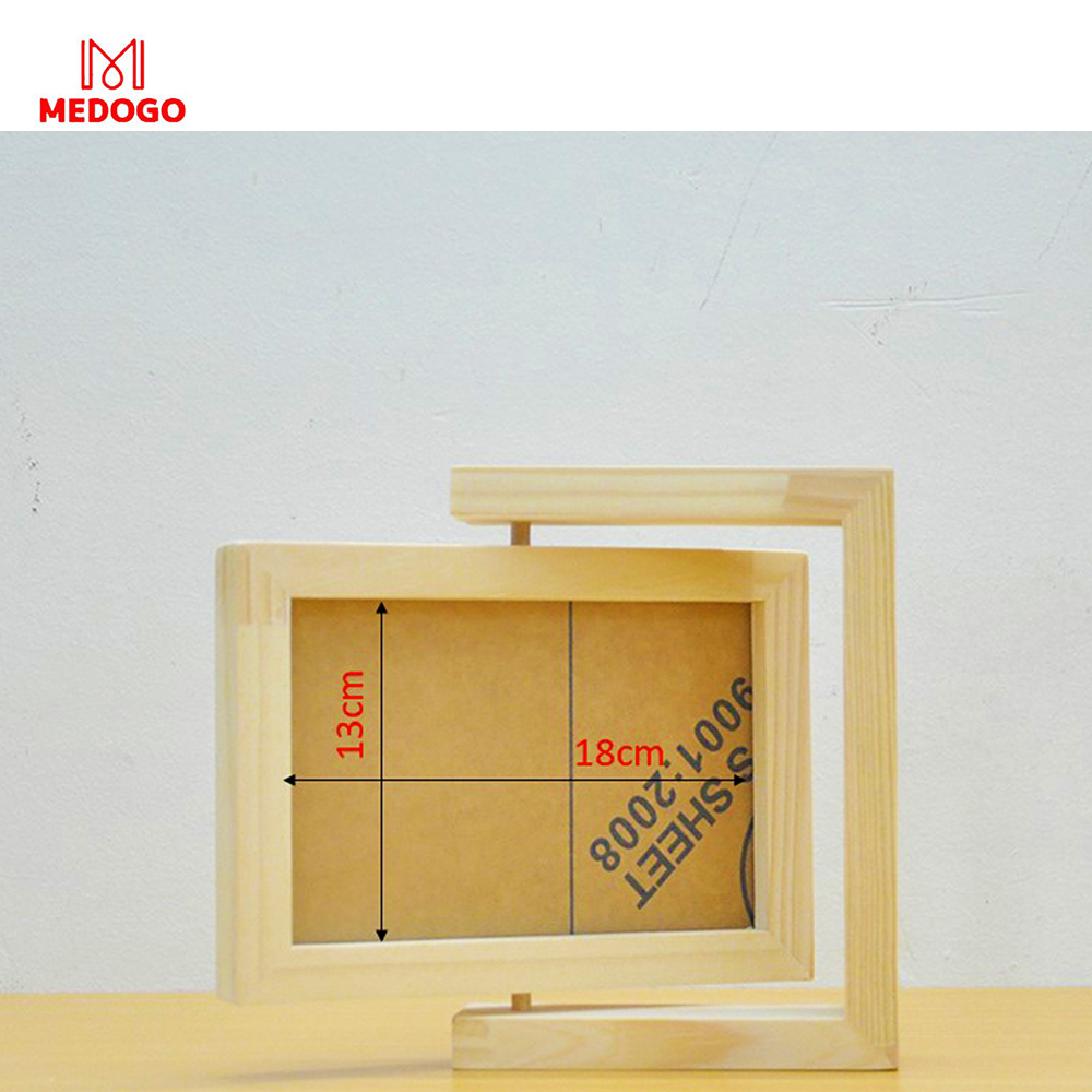 Khung ảnh để bàn xoay ngang nhiều kích thước, khung ảnh trang trí MEDOGO-03