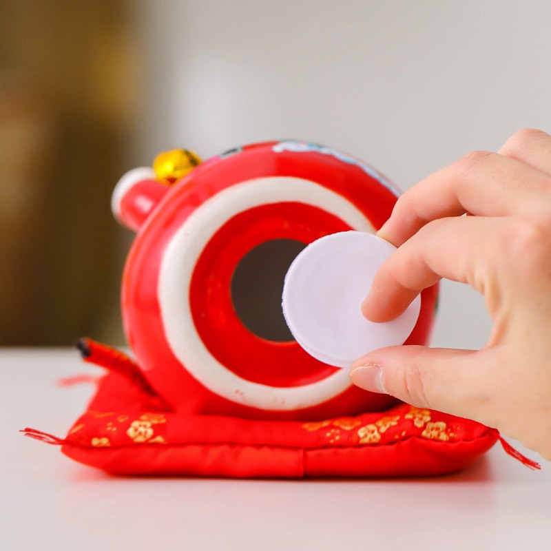 Mèo Thần Tài May Mắn Mèo Đút Tiết Kiệm 25cm