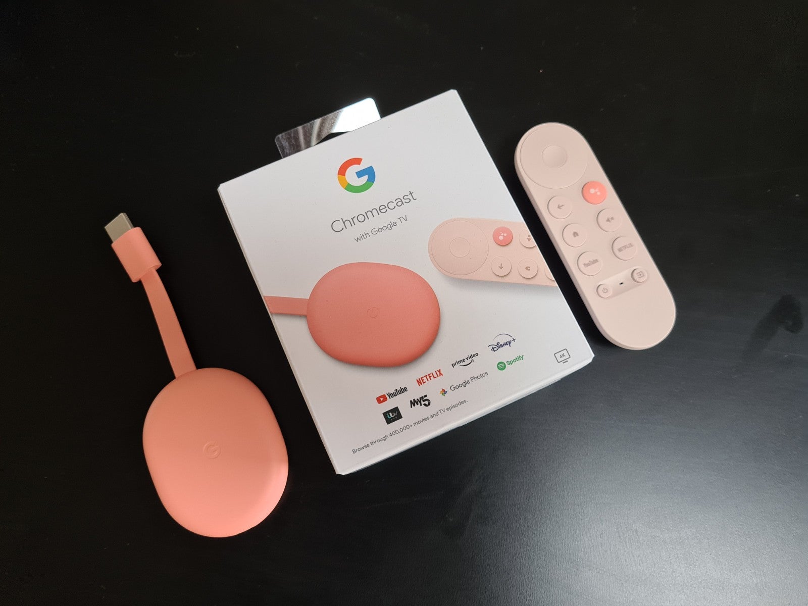 Bộ điều khiển thông minh Google Chromecast with Google TV - Hàng Nhập Khẩu