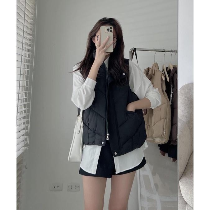 Áo phao Gile Nữ Quảng Châu 4 Màu Siêu Xinh 026