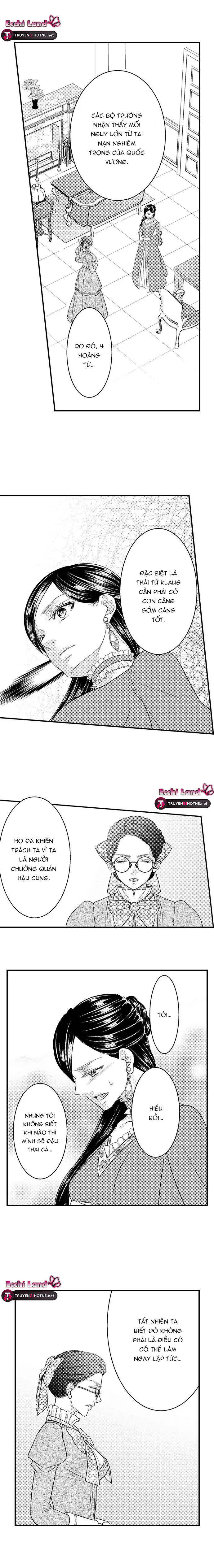 chuyển sinh vào thế giới khác ~ nếu muốn trở thành nữ hoàng hãy tìm cách để được hoàng đế sủng ái vào ban đêm chapter 65.1 4