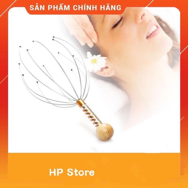 Dụng Cụ Massage Đầu Thông Minh Bạch Tuột Giúp Thư Giãn, Tuần Hoàn Máu, Ngủ Ngon