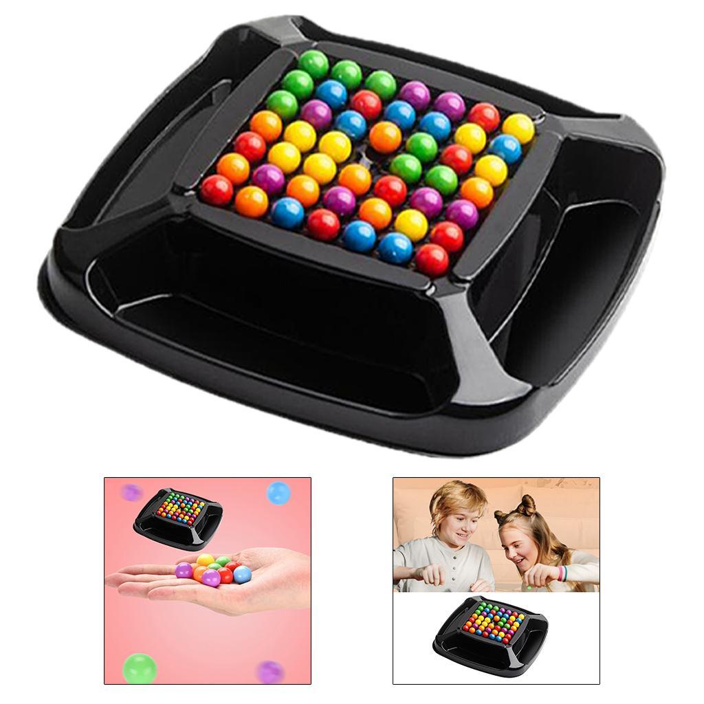Colorful Rainbow Beads Toys Color Matching Puzzle Chess Game