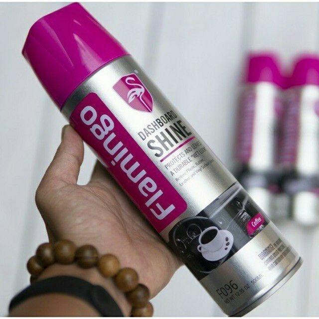 Combo 2 Chai Xịt Tẩy Vệ Sinh &amp; Dưỡng Bóng Nội Thất Ô Tô Flamingo F002 và F096 vệ sinh ghế da và làm sạch Sofa