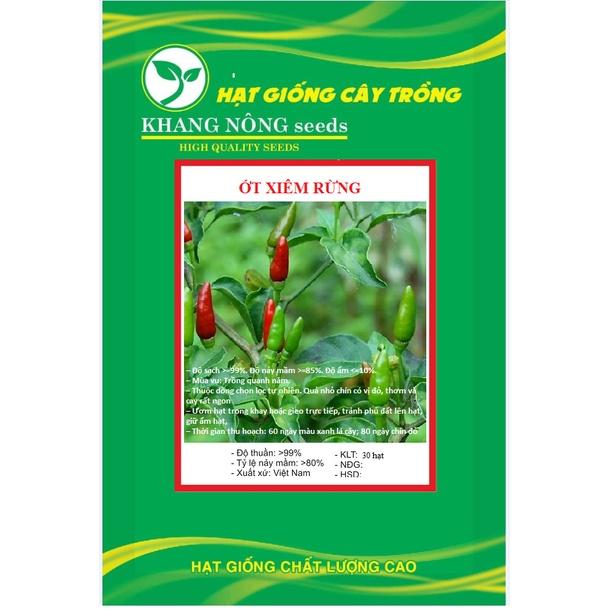Hạt giống ớt xiêm rừng - Ớt thóc KNS3359 - Gói 30 hạt