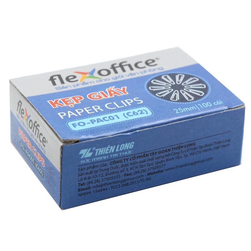 Bộ 5 Kẹp Giấy 25mm FO-PAC01