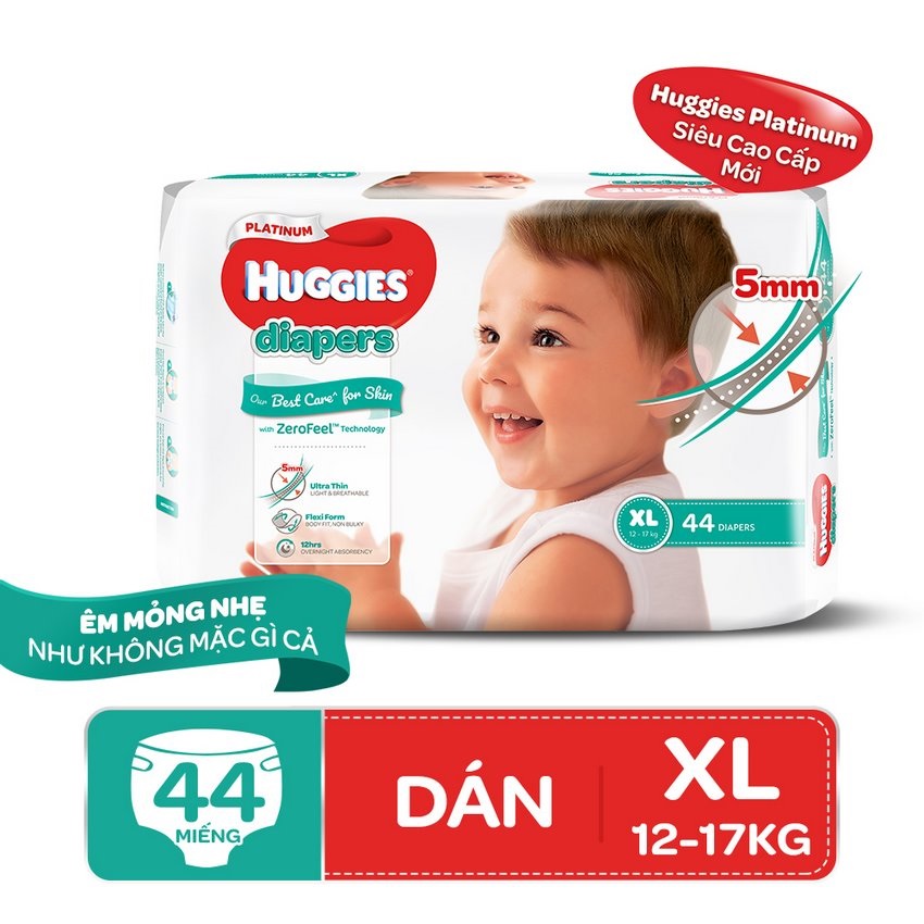 [Tặng khủng long cánh sách] Combo Tã dán siêu cao cấp Huggies Platinum và  Khăn giấy ướt cho trẻ sơ sinh chiết xuất Cacao & Bơ hạt mỡ