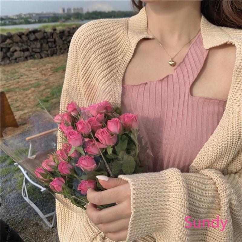 ÁO KHOÁC LEN TAY PHỒNG HÀN QUỐC