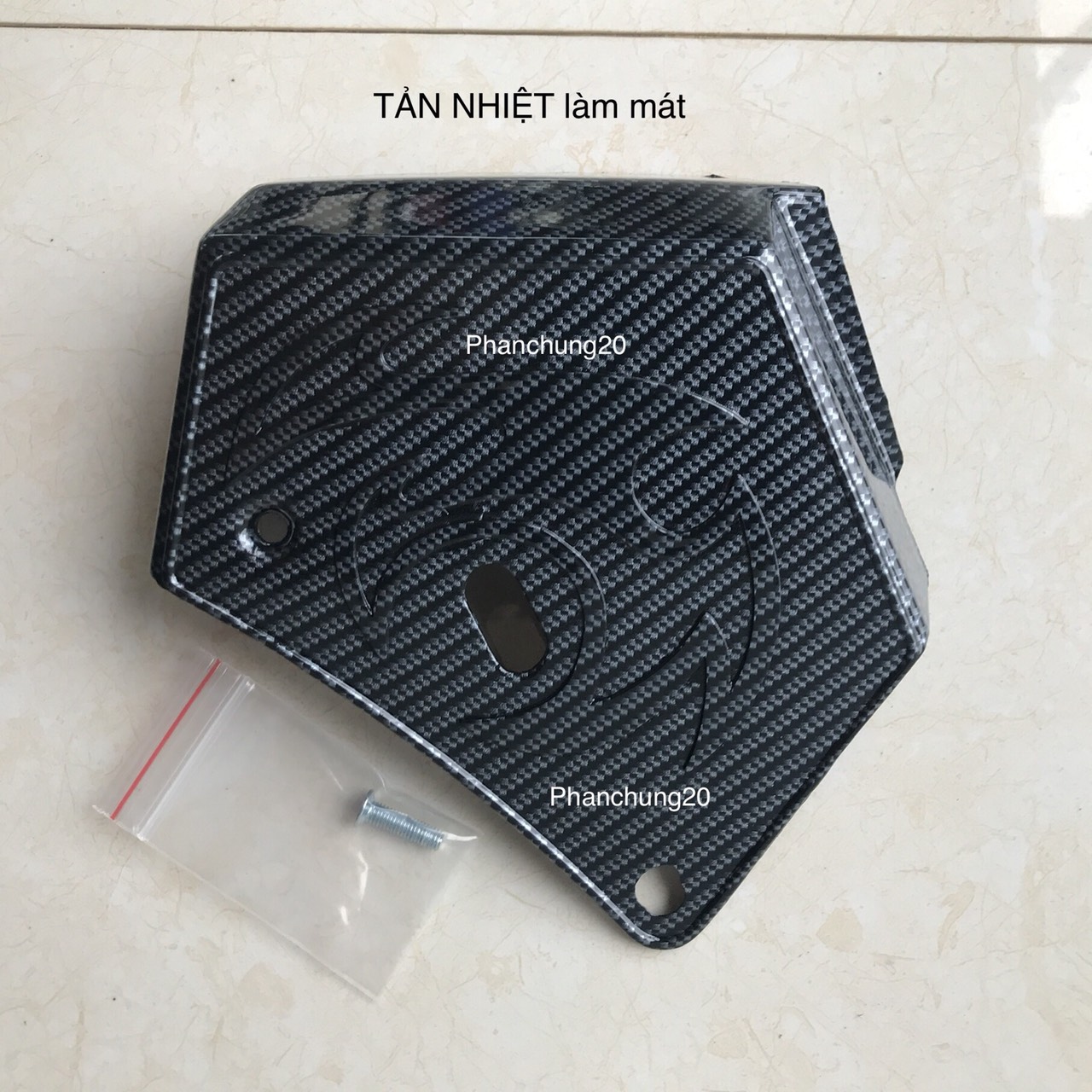 ỐP LÀM MÁT  DÙNG CHO ĐỜI XE AB 2020 2021 - 125 150cc CACBON