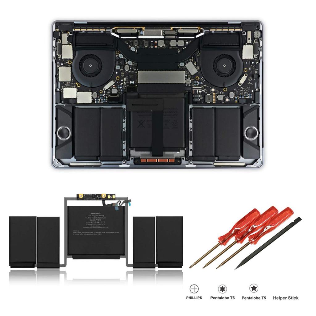 Pin A1819 Tương Thích Cho Macbook Pro Retina 13'' Touch Bar A1706 (Year 2016 - 2017) TEEEMO PC Hàng Nhập Khẩu New Seal
