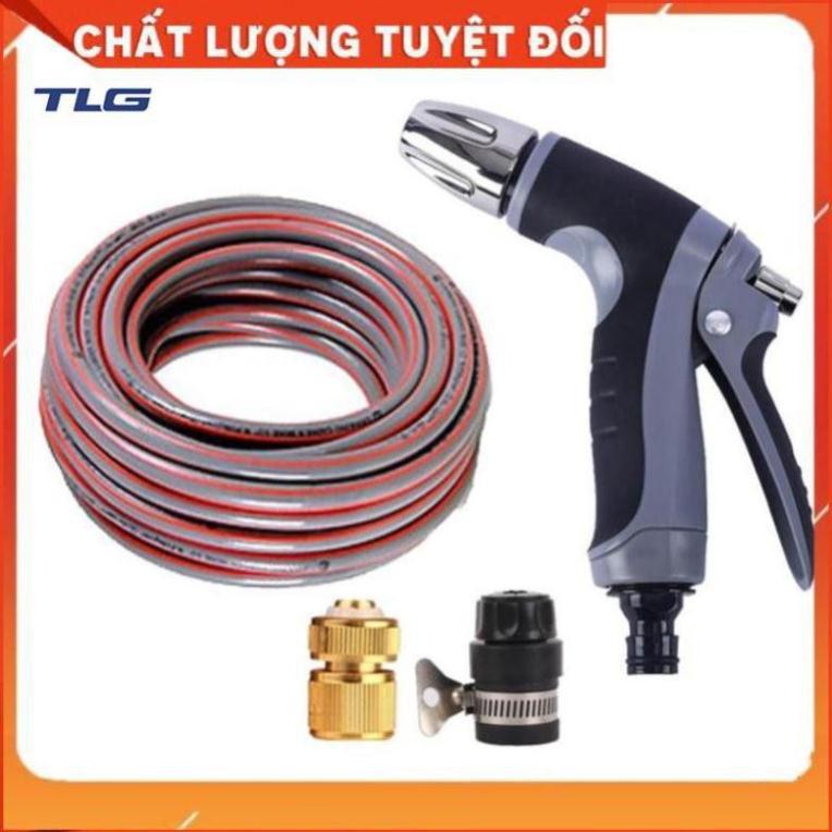 Bộ dây và vòi xịt tăng áp rửa xe tưới cây 20M  206817