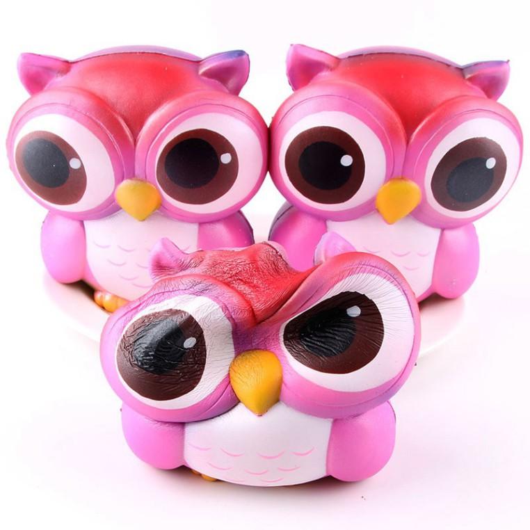 SquiShy CON CHIM CÚ MÈO màu hồng