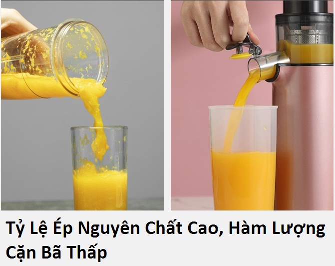 MÁY ÉP CHẬM MINI XILANPU, MÁY ÉP TRÁI CÂY NHỎ GỌN DỄ THÁO LẮP