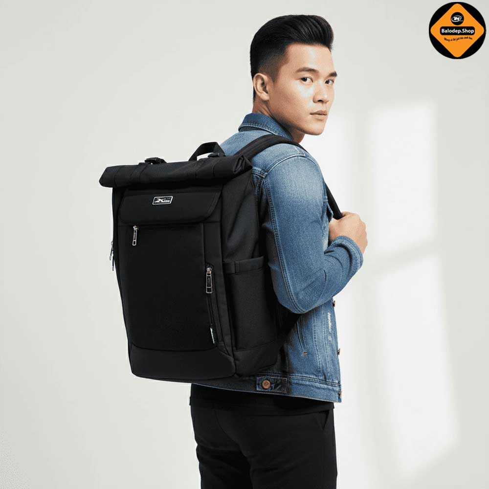 Balo Du Lịch Nắp Gập Cao Cấp Xbags DarkBear XB1202 – Mở Rộng Dung Tích Linh Hoạt, Đựng Laptop 17 Inch!