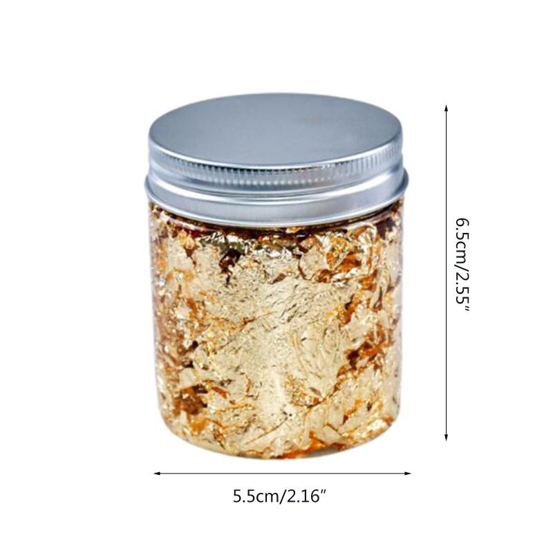 Hũ 30ml Nhũ tấm kim loại nhuyễn lấp lánh DYI epoxy resin