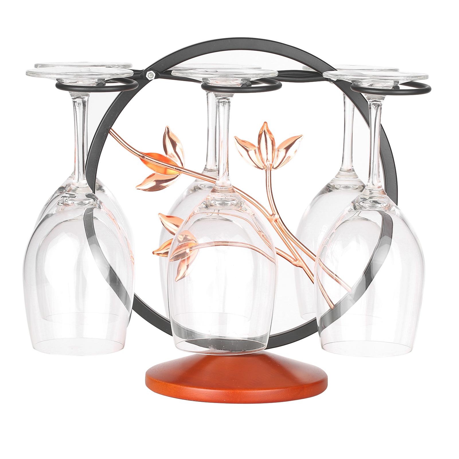 Giá đứng ly rượu vang đỏ có đế độc đáo thanh lịch cho gia đình, quán bar, nhà hàng