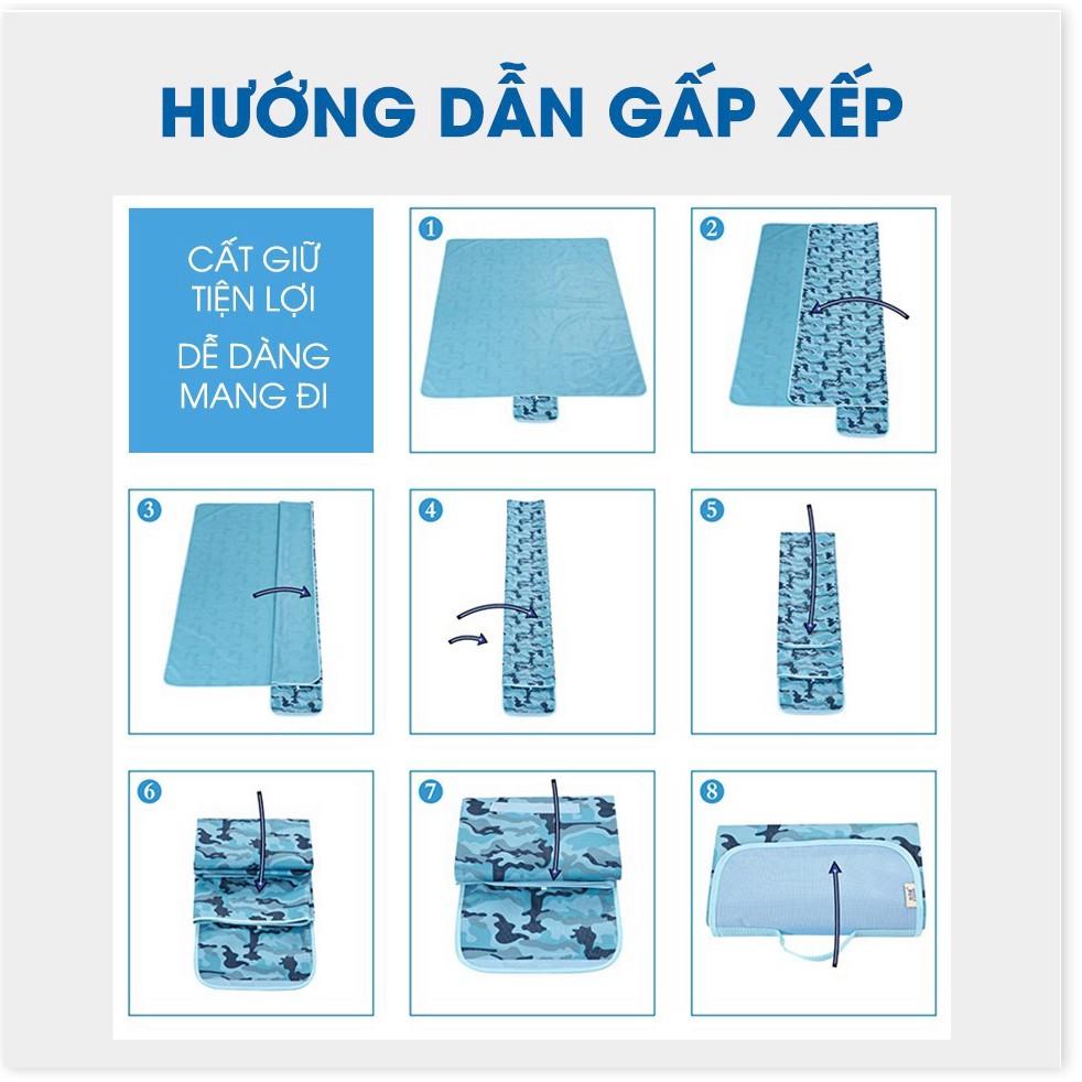 Thảm du lịch xếp gọn chống nước 2x2m