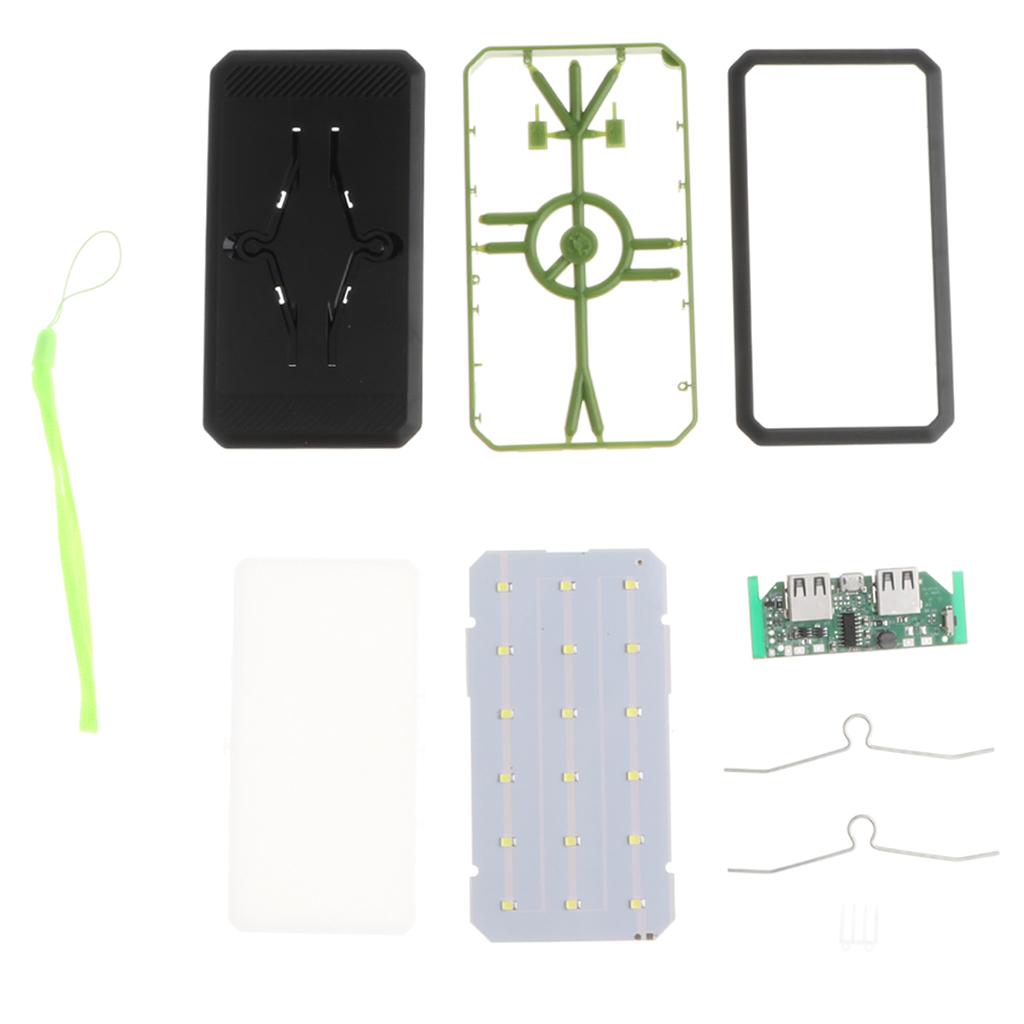 Solar Charger Power Bank 4000mAh Portable Dual USB Charger for Phones Green