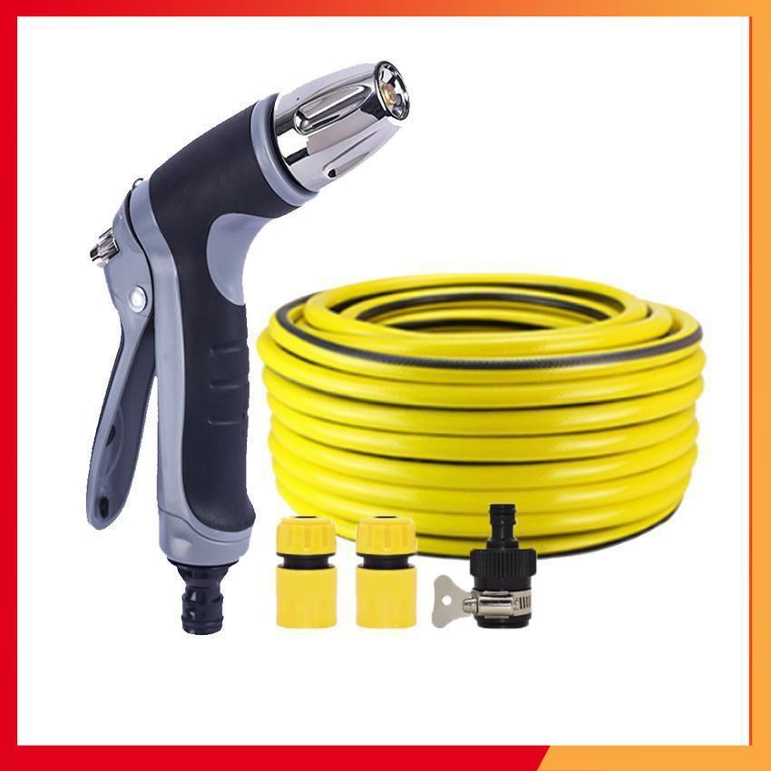 Bộ dây và vòi xịt rửa xe tưới cây tăng áp 3-5m 206817