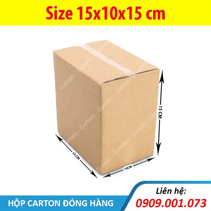 Hộp giấy P24 size 15x10x15 cm, thùng carton gói hàng Everest