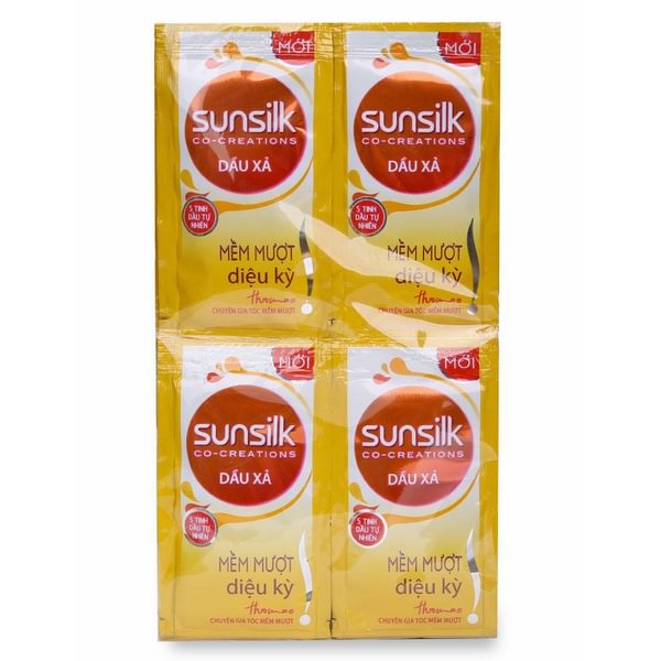 Lốc 10 Gói Dầu Xả Sunsilk Mềm Mượt Diệu Kỳ (6g / Gói)