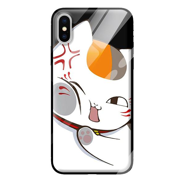 Ốp kính cường lực cho iPhone XS MAX mèo 01 - Hàng chính hãng