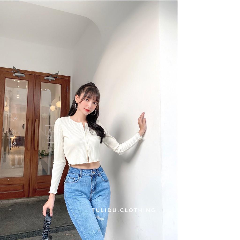 Quần Jean Nữ Dáng Baggy Cạp Lưng Cao Rách Hàng Cao Cấp Quần Bò Nữ Co Giãn #BY924