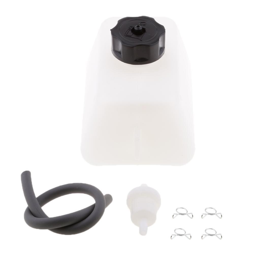 49cc 2-Stroke Mini Motor Pocket Bike Fuel Gas Tank Filter Black Hose