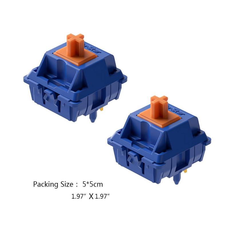 Set 5 Công Tắc Chuyển Đổi SP-Star Màu Cam 57g Cho Bàn Phím Cơ