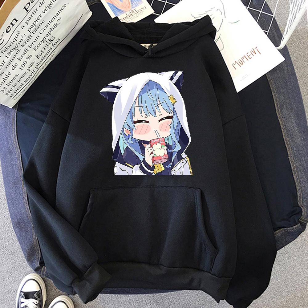 Mẫu Áo Hoodie Anime Hololive Hoshimachi Suisei Kawaii Phong Cách Harajuku